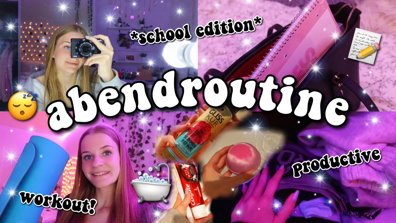 Abendroutine 2021💗 *Back to School*📚productive!🚿 | kathie