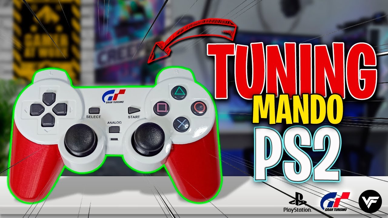 Modificación CONTROL PS2 Edicion Gran Turismo. Restauración increible.