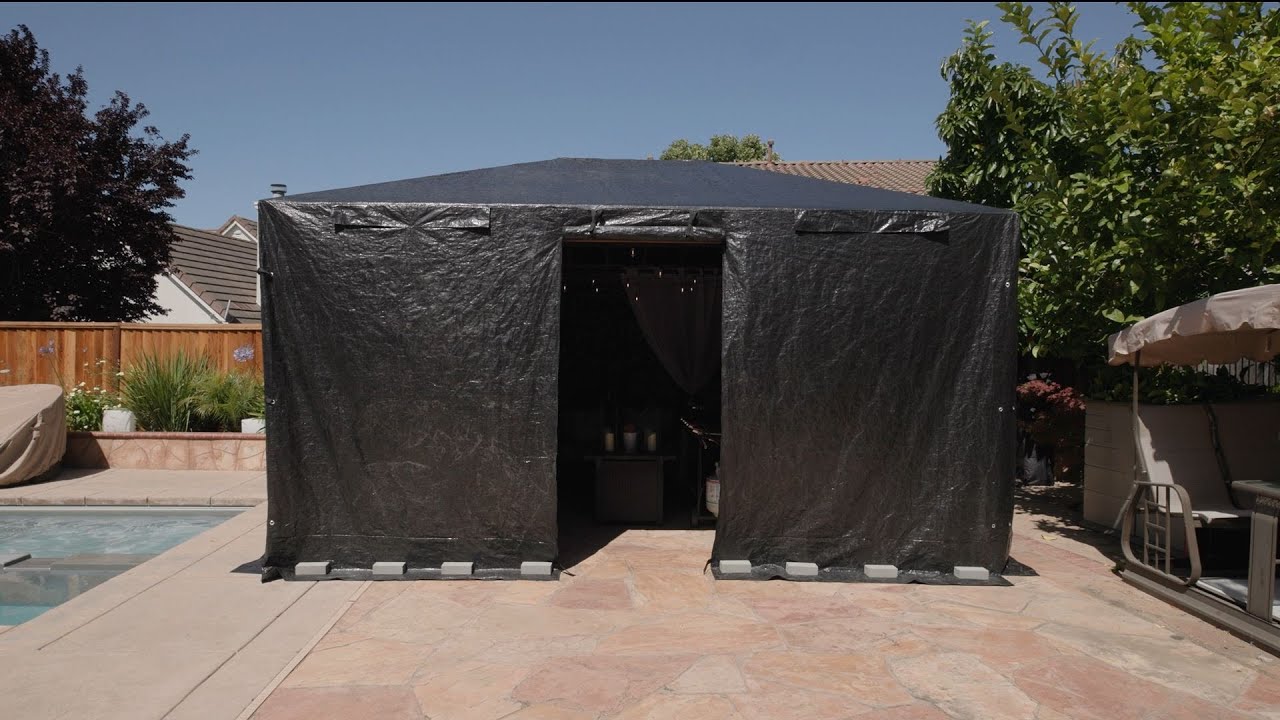 Garden Winds Winter Covers for Hard Top Gazebos &ndash; One Cover Protects It All