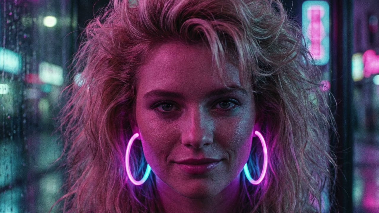 Neon siren 🌧️ | cinematic synthwave | Emotional 80s story | Deep vocals