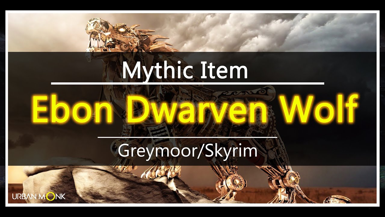 ESO How to get the Dwarven Ebon Wolf Mount FAST