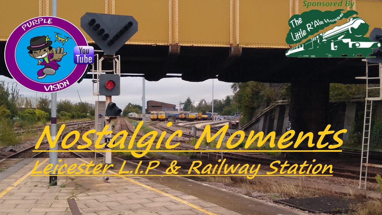 Nostalgic moments at Leicester L.I.P Depot and Railway Station #PurpleVisionra #RailDepot #Class37