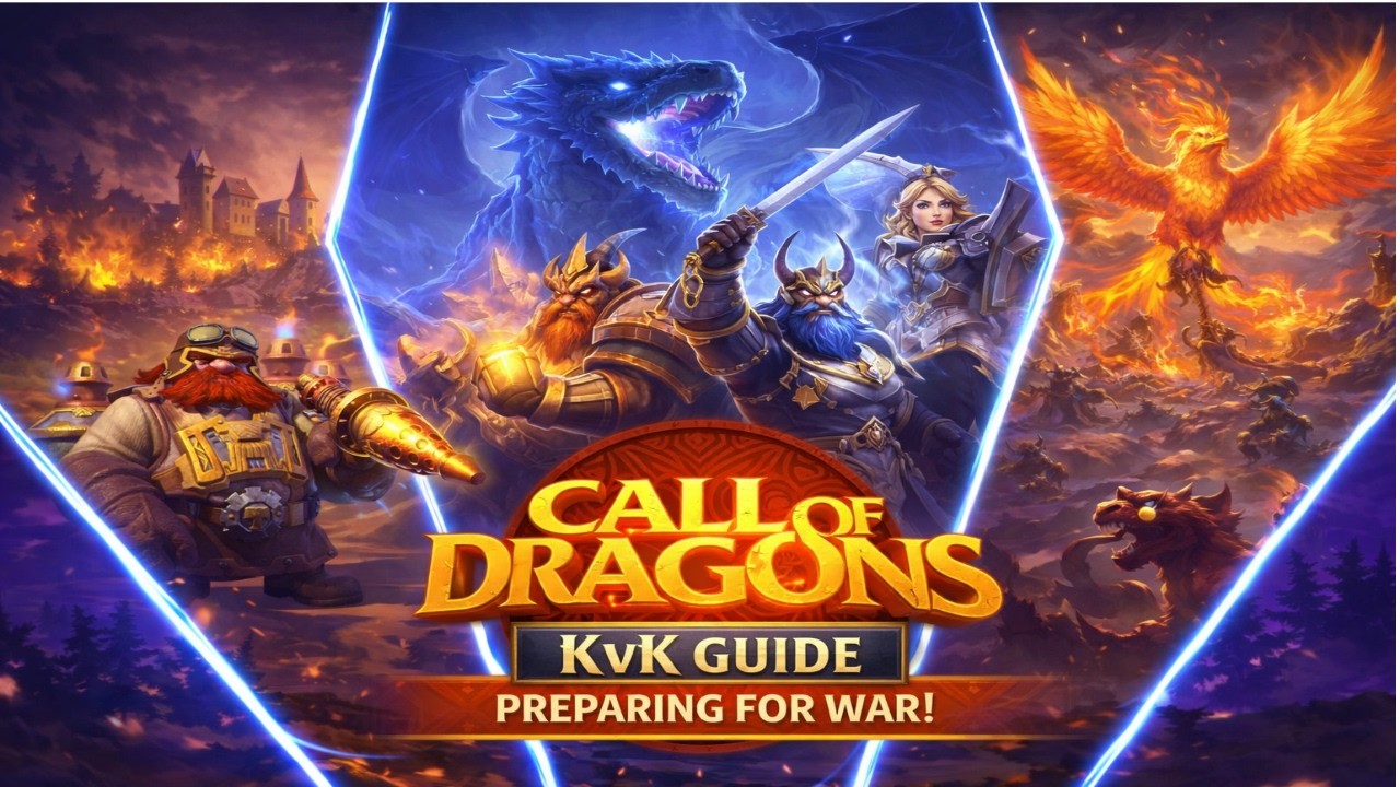 CALL OF DRAGONS F2P/LOWSPENDER  EP. 16 Preparation of Kvk War