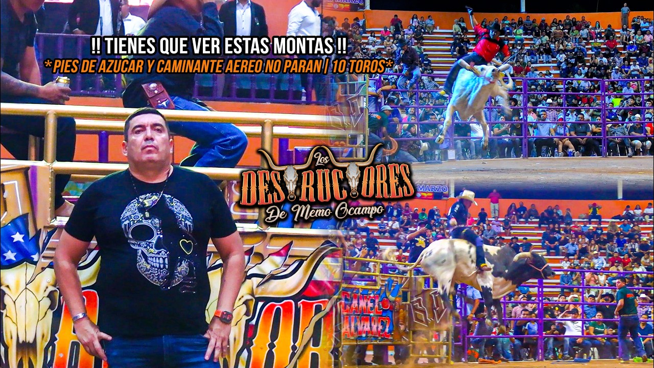 TIENES QUE VER ESTAS MONTAS | PIES Y CAMINANTE NO PARAN | 10 TOROS | Destructores Tecomatlan Pue 26