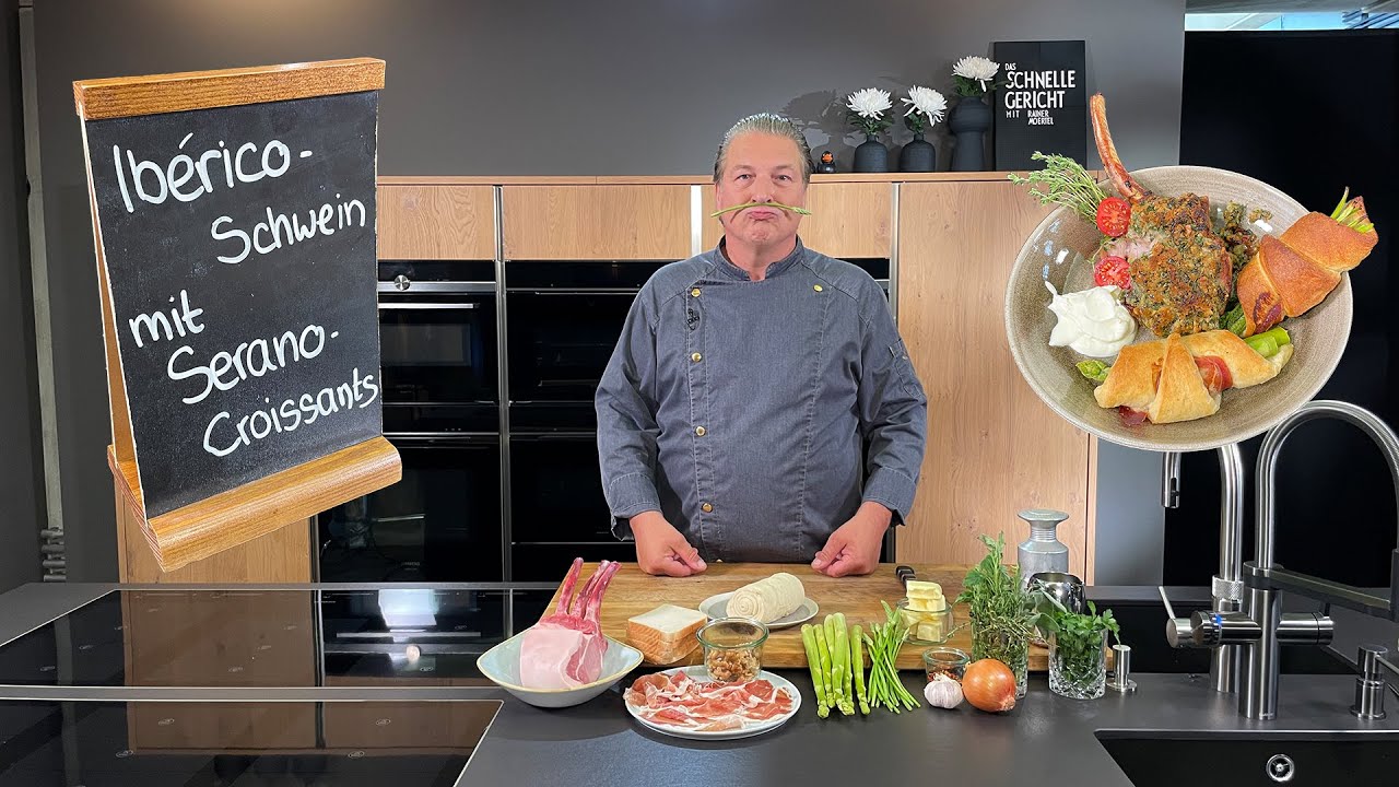 Ibéricoschwein mit Serrano-Croissants | Das schnelle Gericht