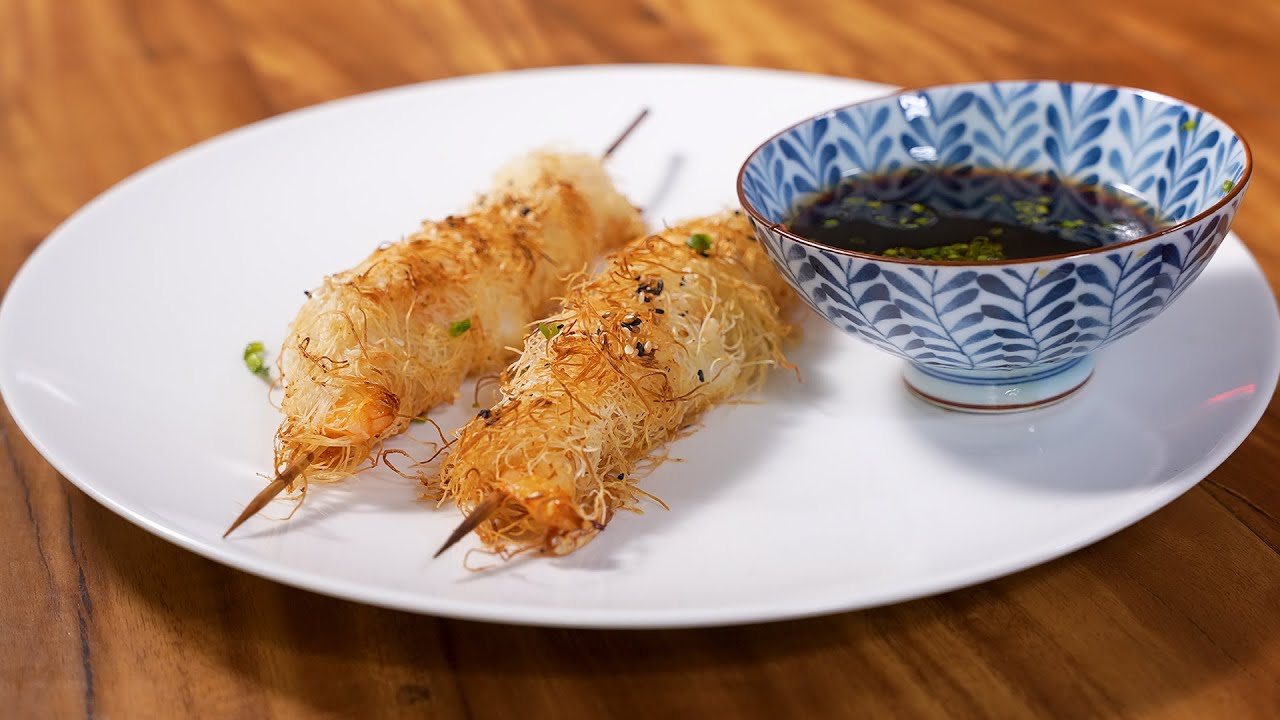Is This The Best New Way To Prepare Shrimp? YES! Shrimp Kataifi Kebab!