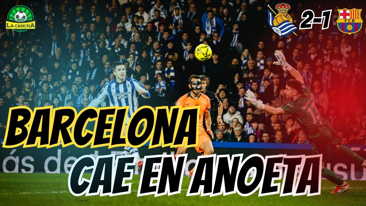 REAL SOCIEDAD VS BARCELONA EN VIVO / LIGA ESPAÑOLA FECHA 20