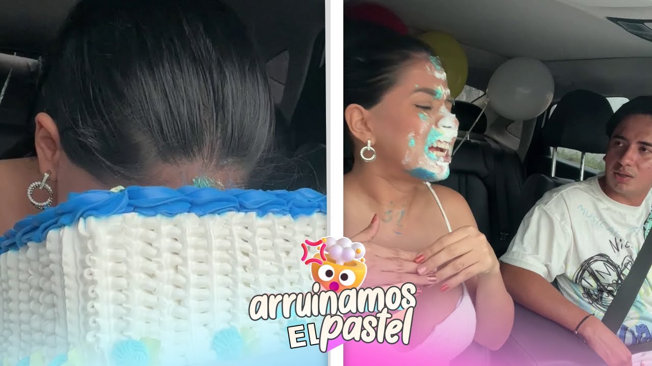 Dañamos el pastel de cumpleaños de nuestro bebé😨