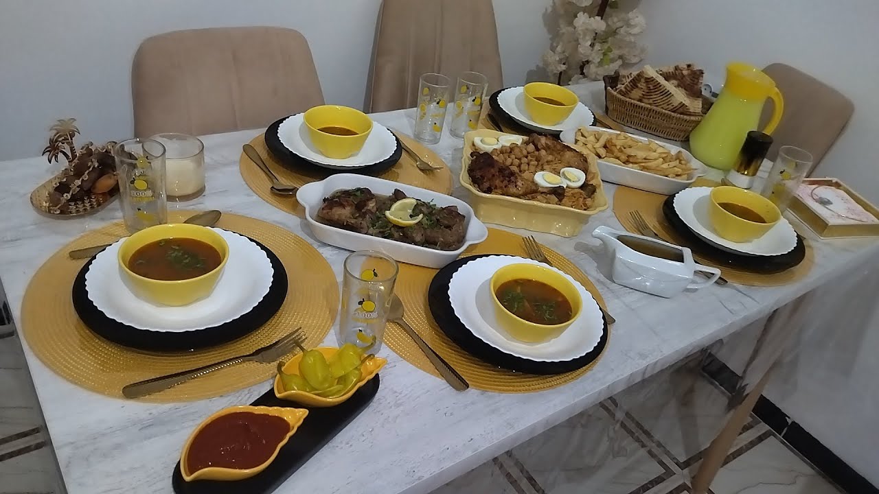 طاولة😍 السادس والعشرون من شهر رمضان المبارك 🌛 التقليدي في التقليدي🤩👌🏻