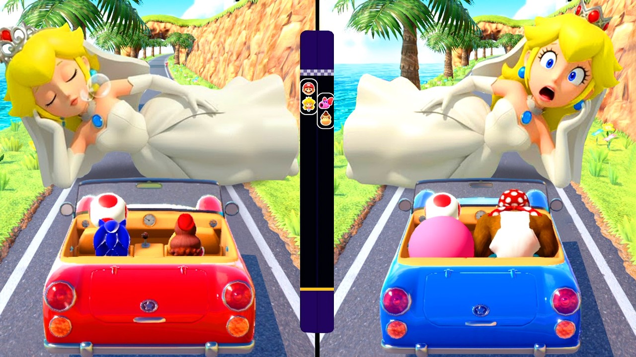 Mario Party Superstars Minigames - Sonic Vs Pauline Vs Kirby Vs DK Kong (Master CPU)