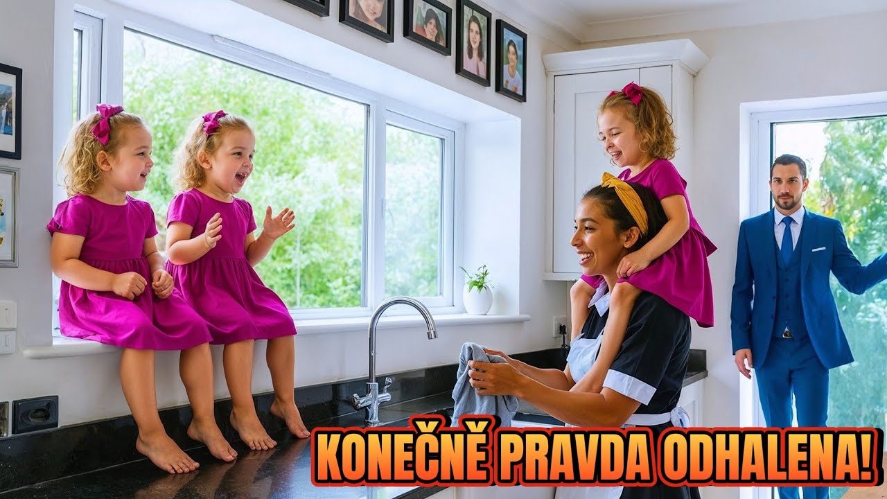 MILIARDÁŘ SE VRÁTIL DOMŮ NEHLÁŠENÝ A UVIDĚL HOSPODYNI S JEHO TROJČATY — TO, CO UVIDĚL, HO ŠOKOVALO