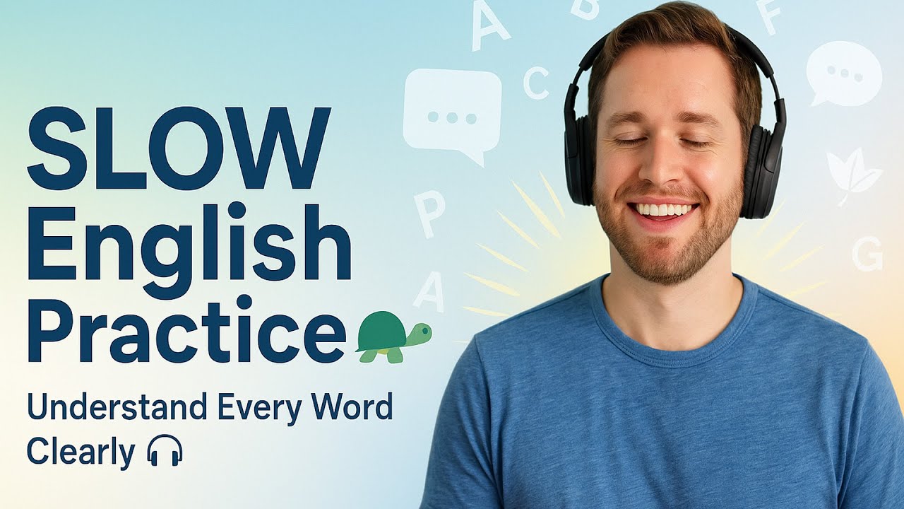 SLOW English Conversation Practice | English Podcast for Learning English | English Leap Podcast