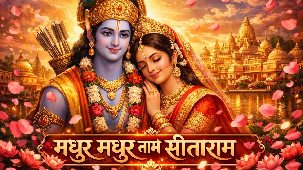 मधुर मधुर नामे सीताराम 🙏 | दिल को छू लेने वाला भजन | Ram Siya Bhajan 2026