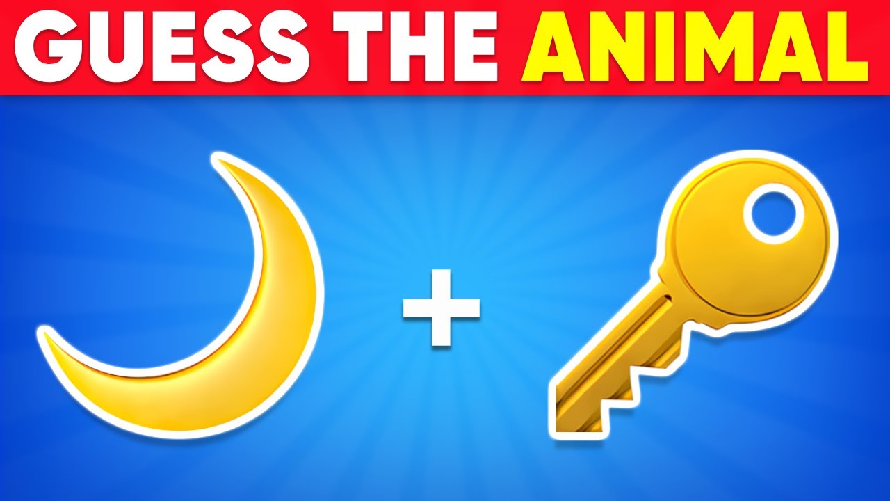 Guess The Animal By Emoji 🐵🐯🐶 Emoji Quiz | Quiz Diver