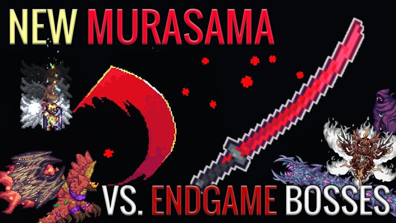NEW Murasama Weapon Showcase V.S All Endgame Bosses! - Calamity Mod 1.4.5 Rust and Dust Update