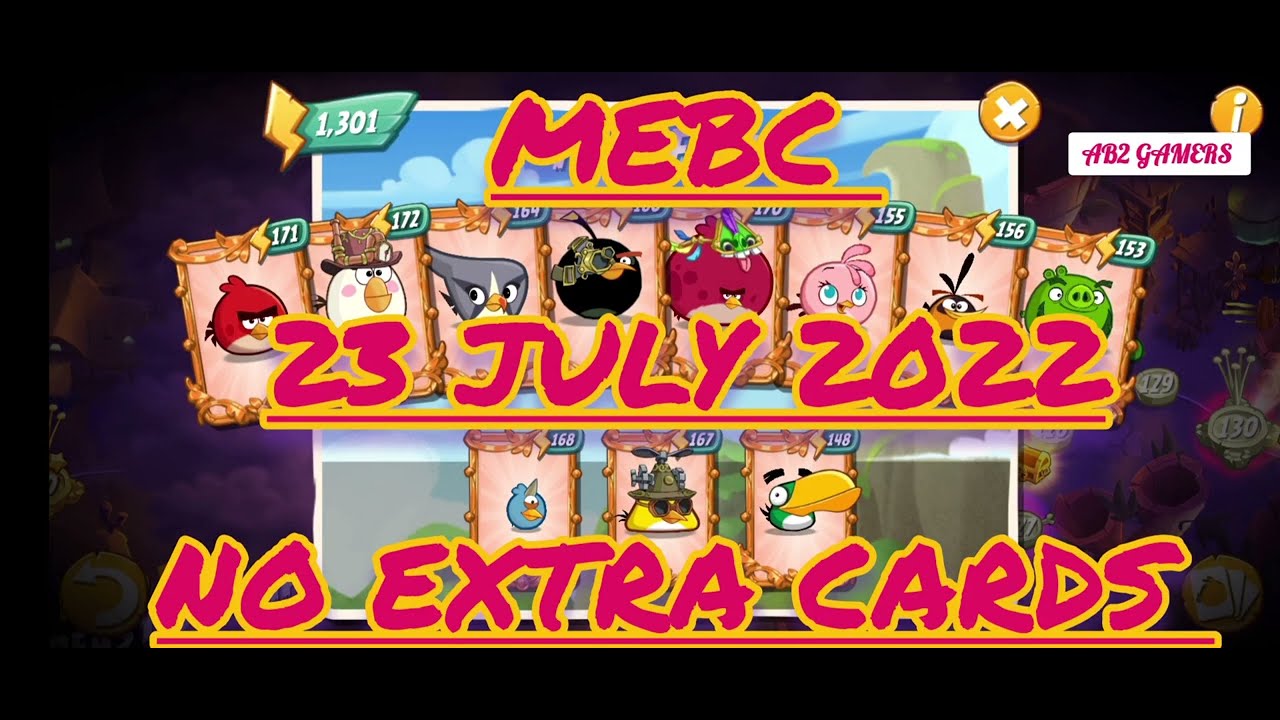 Angry Birds 2 (MEBC) - AB2 Gamers - Season 35 - Day 5 - 10 rooms cleared - No extra Cards