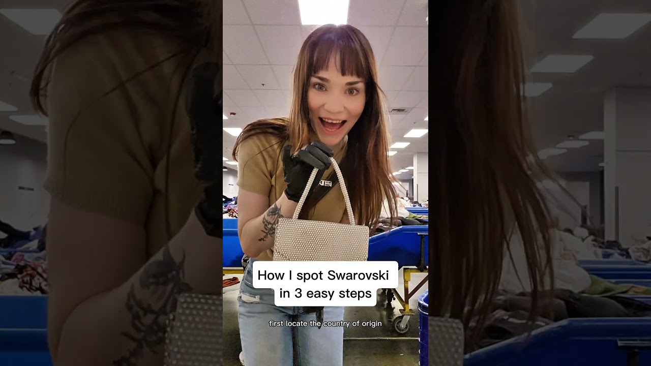 Как отличить Swarovski и ценные ювелирные изделия в местном комиссионном магазине #комиссионный м...
