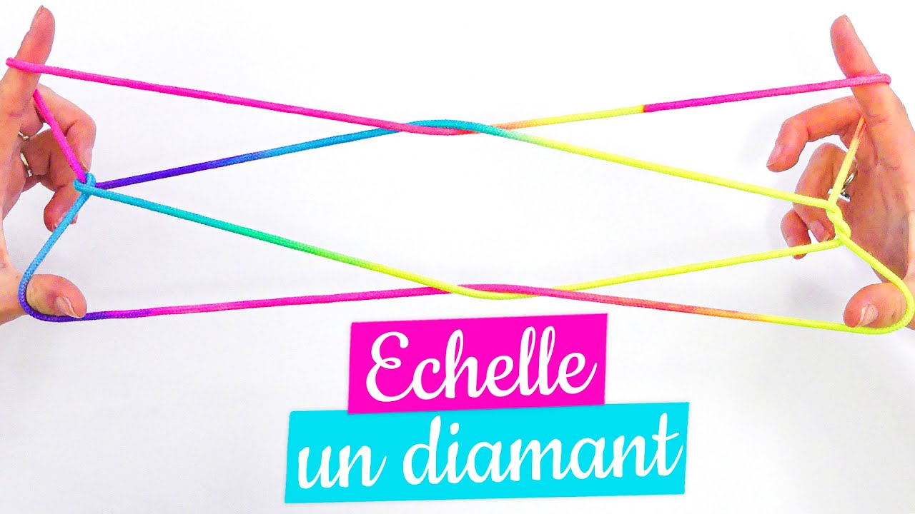 échelle - One Diamond Jacob's Ladder - FACILE - figure de ficelle - tuto Français