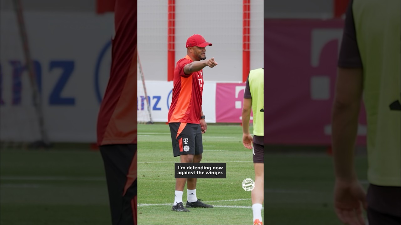 Vincent Kompany shows his players how it&lsquo;s done 💪