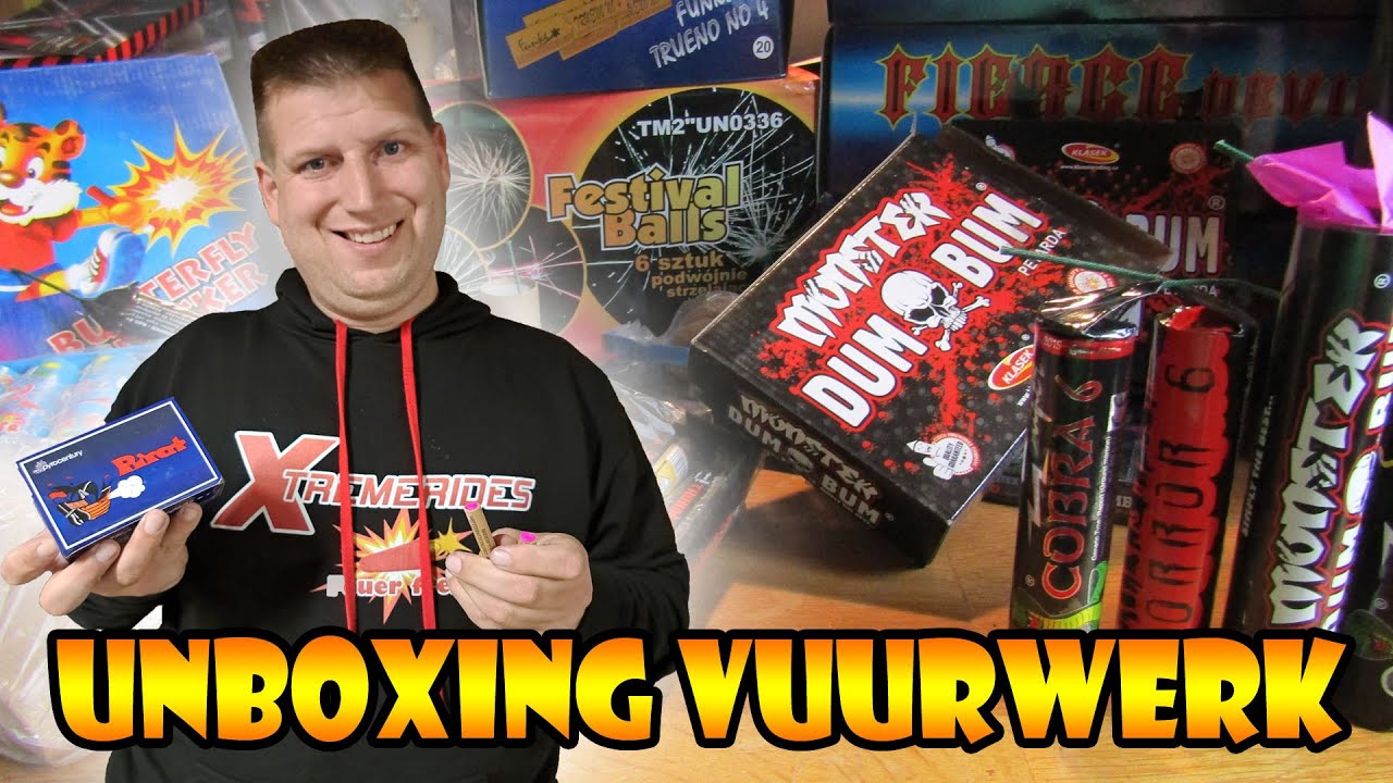 UNBOXING COBRA VUURWERKBOMMEN!!!