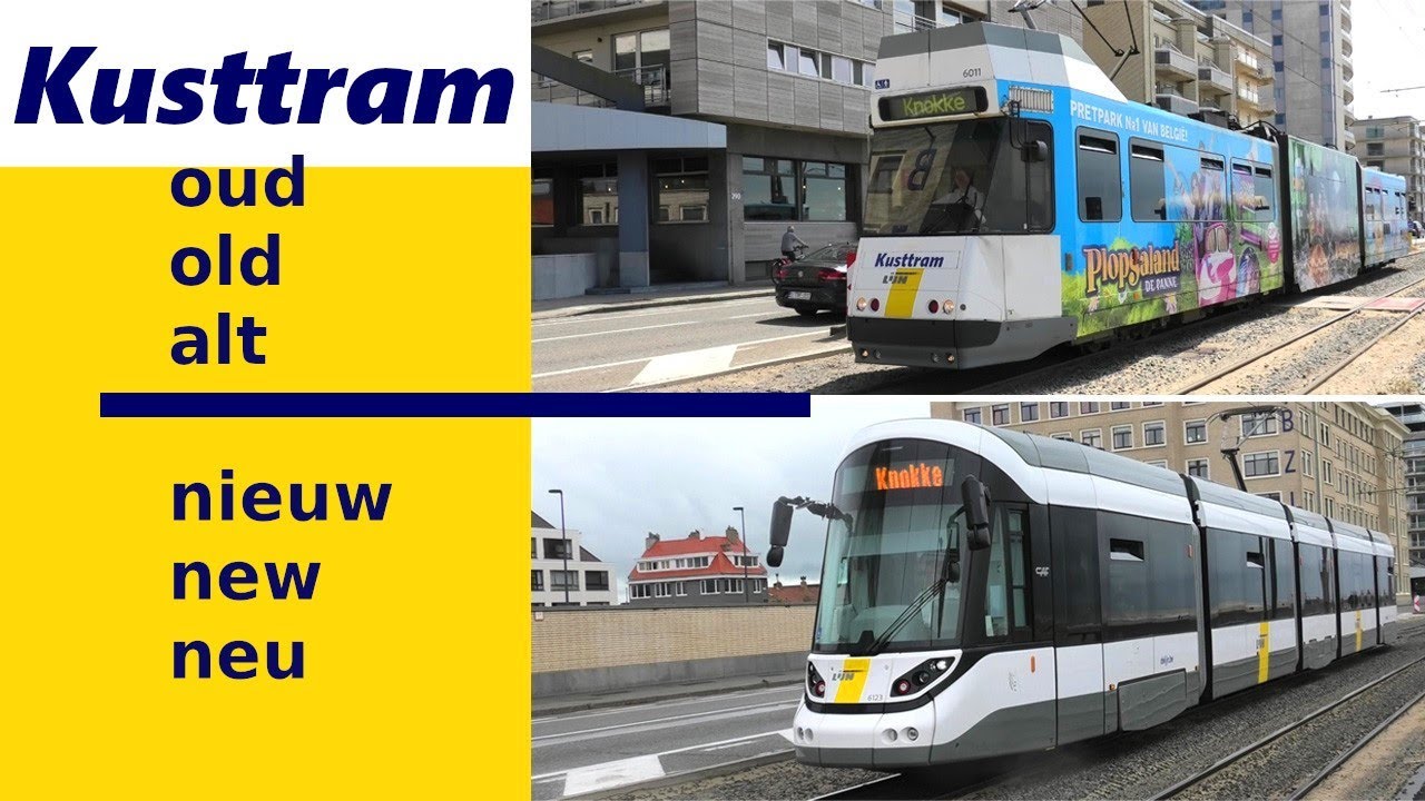 Kusttram De Lijn * oud & nieuw * old & new * alt & neu * Oostende