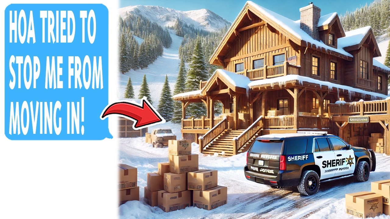 HOA Sent the Sheriff to Confront Me While I Was Moving Into My Ski Lodge Said I Wasn’t “Approved”!