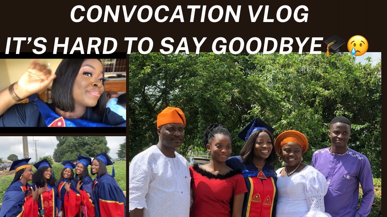 Graduation Vlog || Finally done with Bowen University || convocation activities || #class22