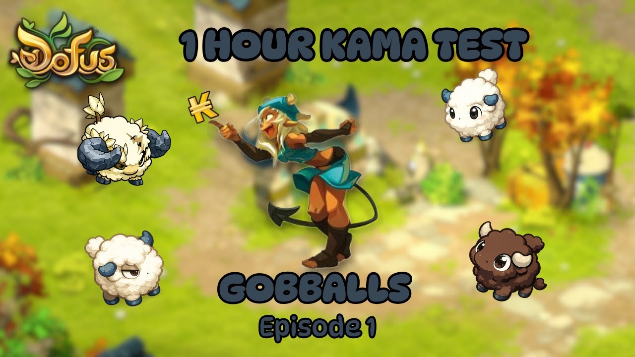 1 Hour Farm Test | Gobballs (Episode 1) DOFUS 3.4