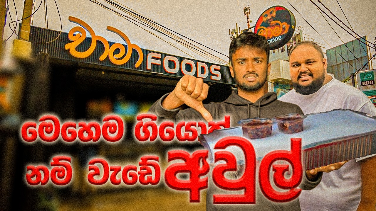 මෙහෙම ගියොත් නම් වැඩේ අවුල් CHAMA 😟 | chama food යන්න කලින් බලන්න | chicken rice @eatwithchama