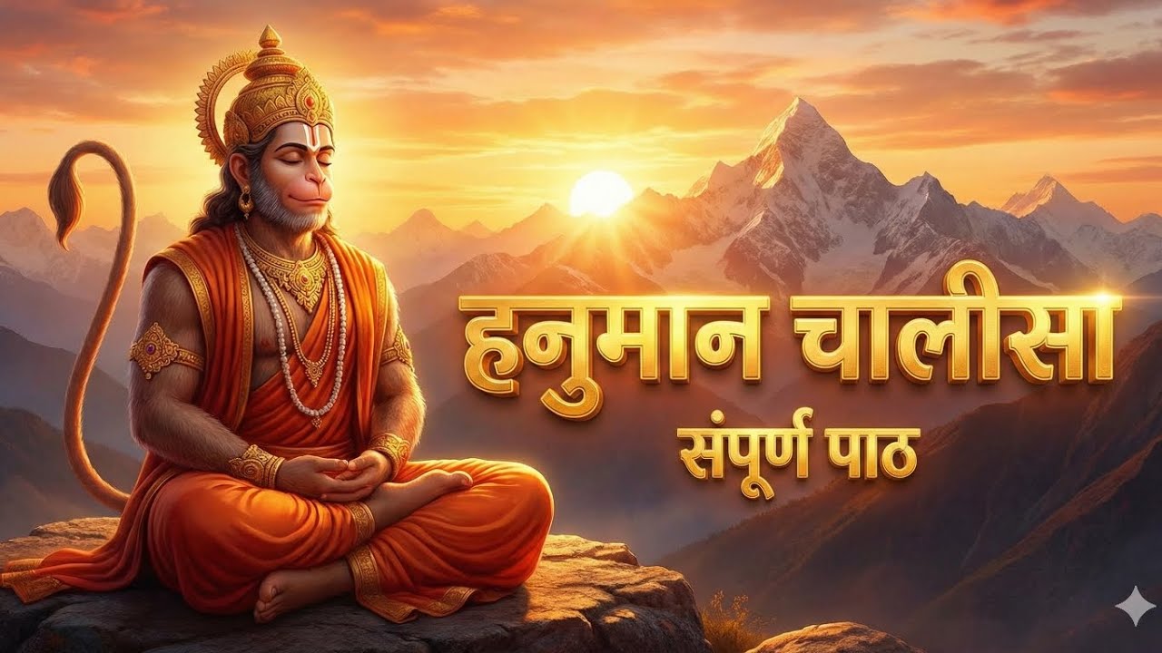 हनुमान चालीसा  कृपया हेडफोन लगाकर सुनें