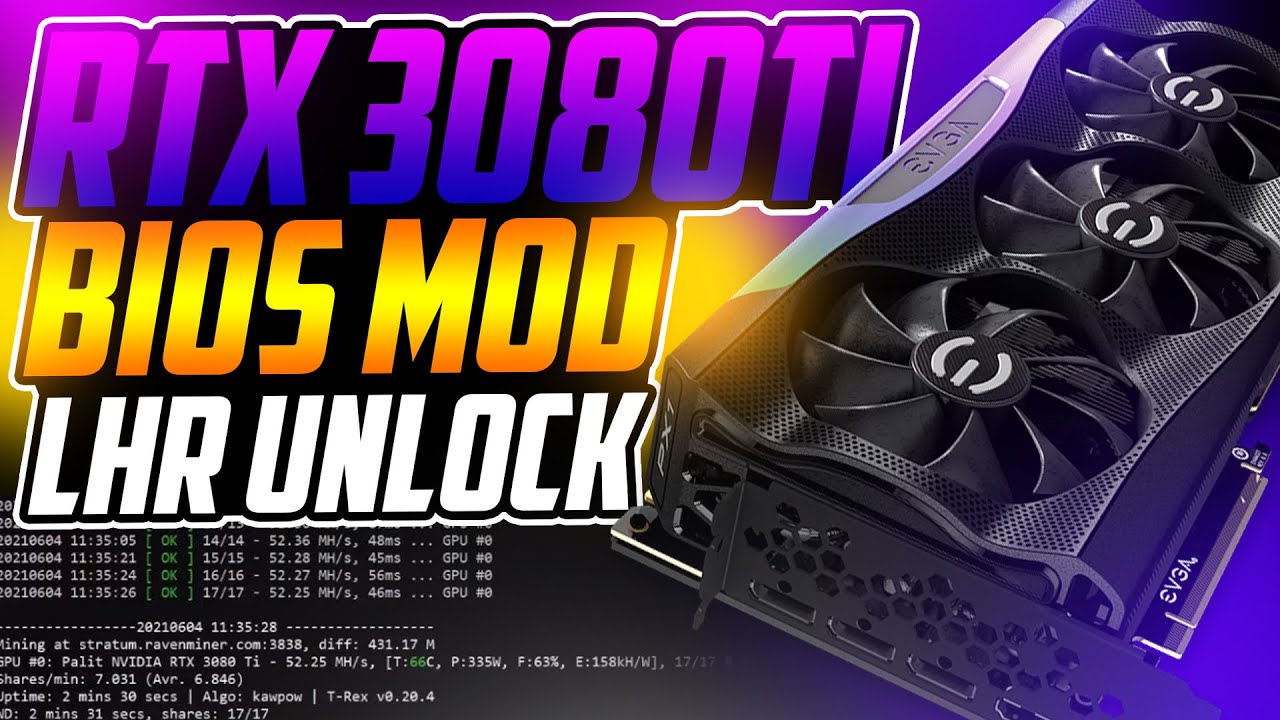 Mining Bios LHR Unlock RTX 3080ti 90mh+