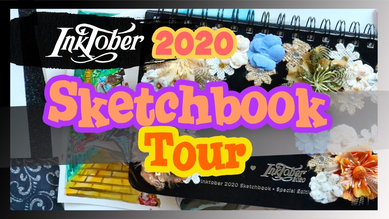 My INKTOBER 2020 SKETCHBOOK TOUR
