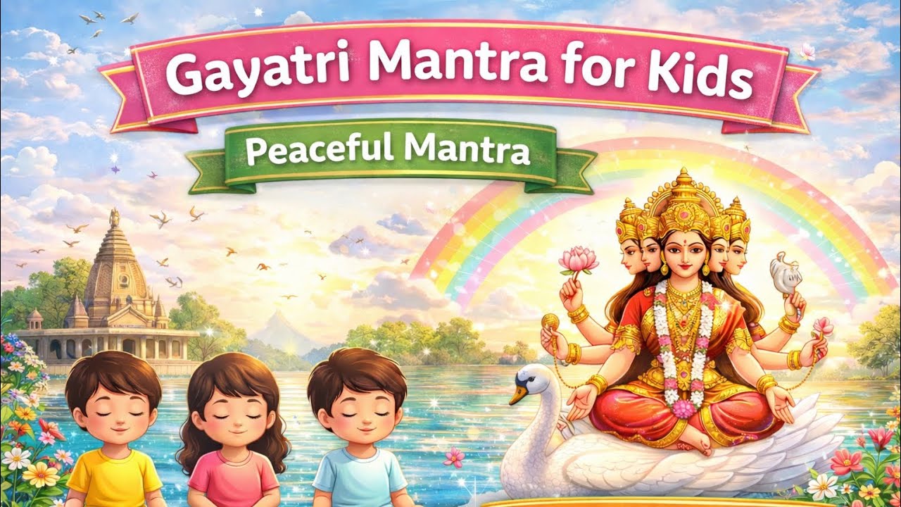 Gayatri Mantra for Kids🙏😊