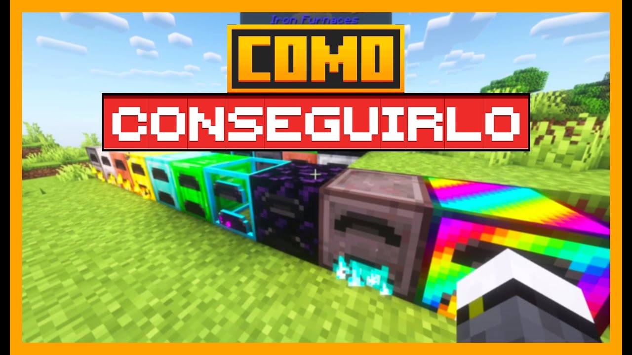 CÓMO ENTENDER las VELOCIDADES y el CONSUMO de COMBUSTIBLE en Iron Furnaces para MINECRAFT