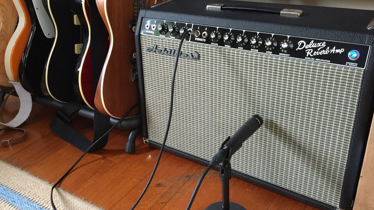 Achillies Amplification: Deluxe Reverb AB763 Blackface Replica