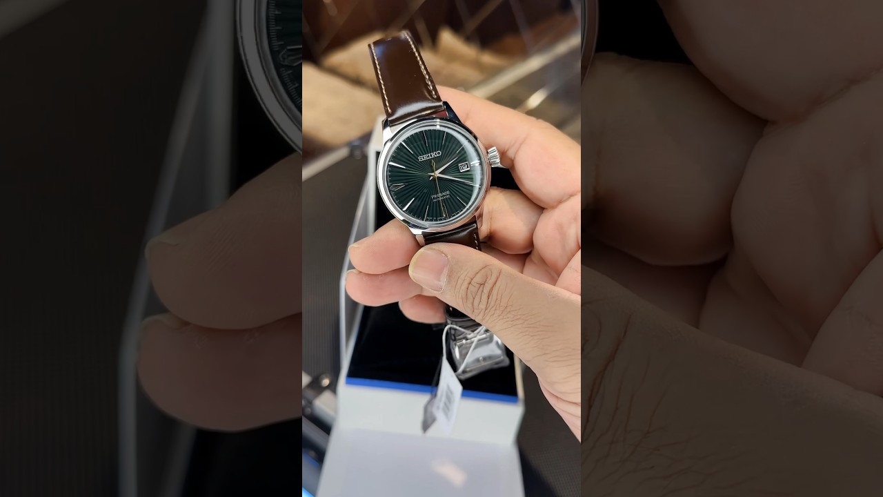 SEIKO PRESAGE AUTOMATIC COCKTAIL TIME MOCKINGBIRD | SRPD37J1 #seikopresage #watchshop #watch #seiko
