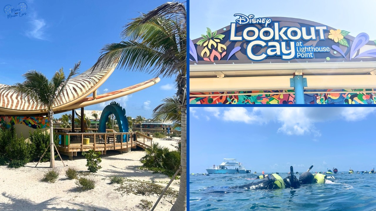 Disney's NEW Island - LOOKOUT CAY | Tropical Reef Snorkel Excursion & Disney Cruise Pirate Night