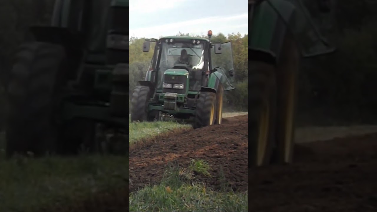 #ThrowbackThursday Ploughing with mini John Deere 6320 & Kverneland 4 furrow plough! PURE SOUND [18]