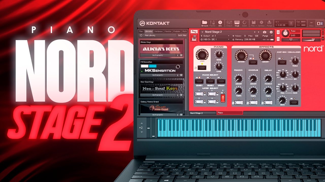 NORD STAGE 2 | Piano + Pads + Efectos ¡GRATIS! 🔥🎹