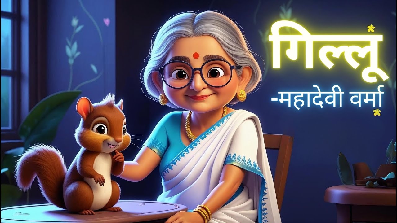 गिल्लू | Gillu | महादेवी वर्मा | Gillu by Mahadevi Verma | Kidda TV