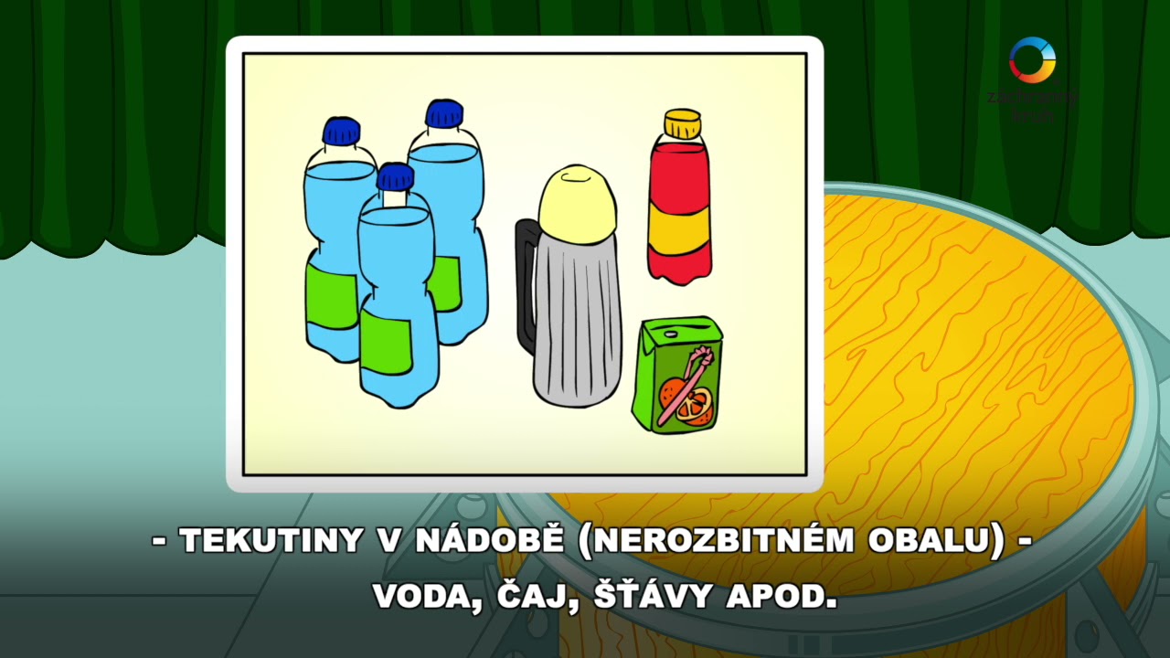 Evakuační zavazadlo.
