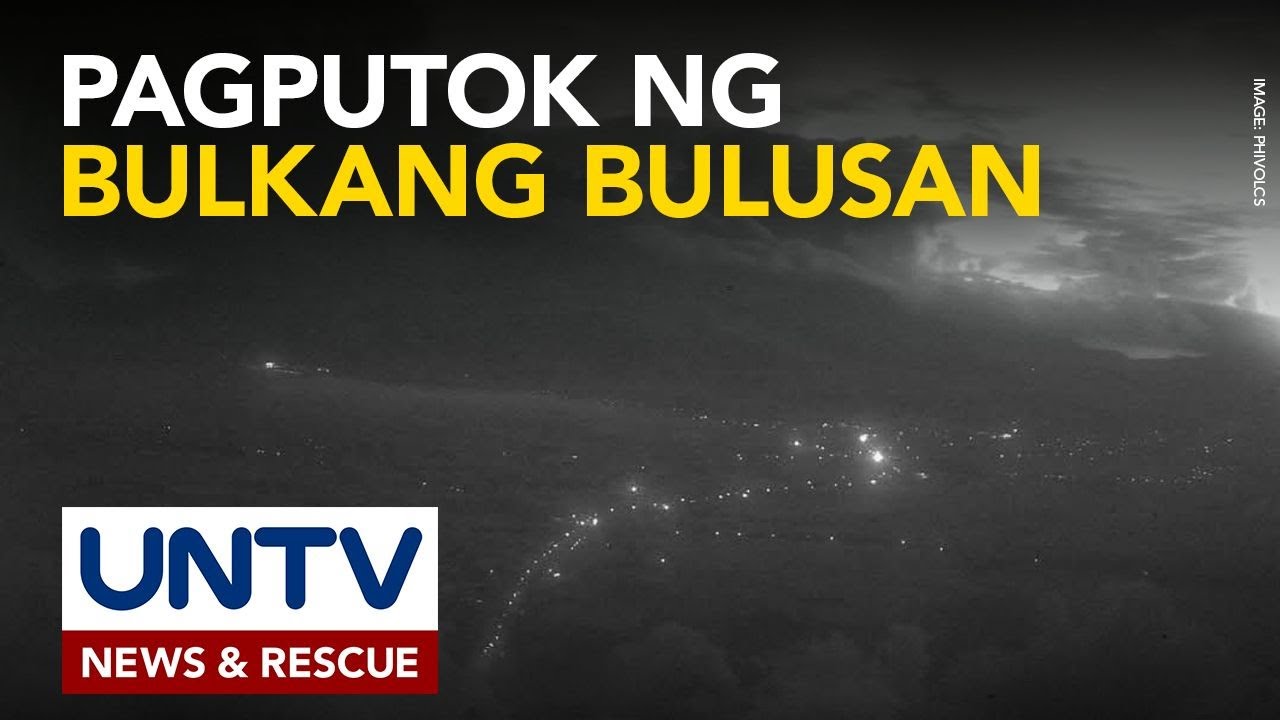 Phreatic eruption, naitala sa Mt. Bulusan; ashfall, naranasan sa karatig lugar