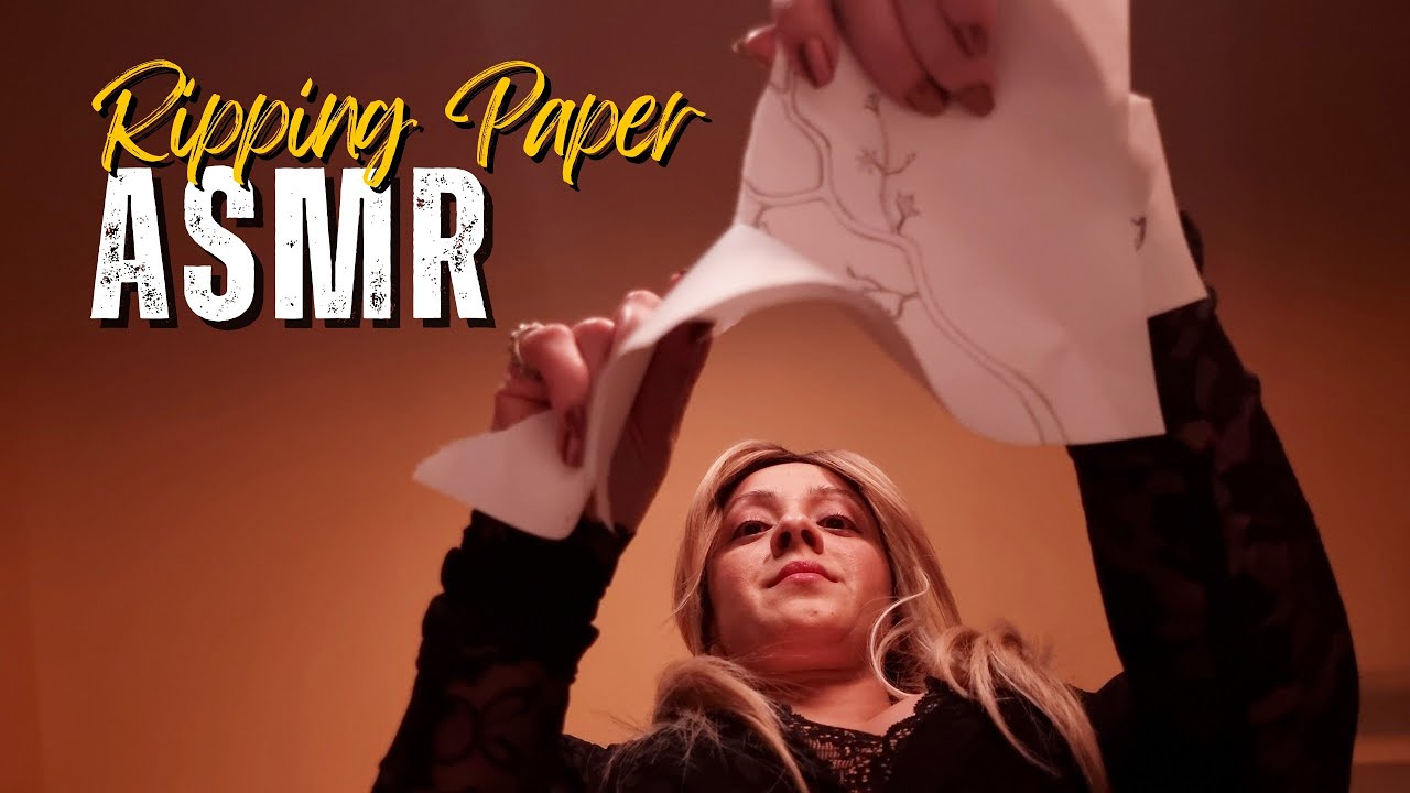 [ASMR] Ripping Paper to Reduce Stress and Anxiety! (No Talking) (#1)