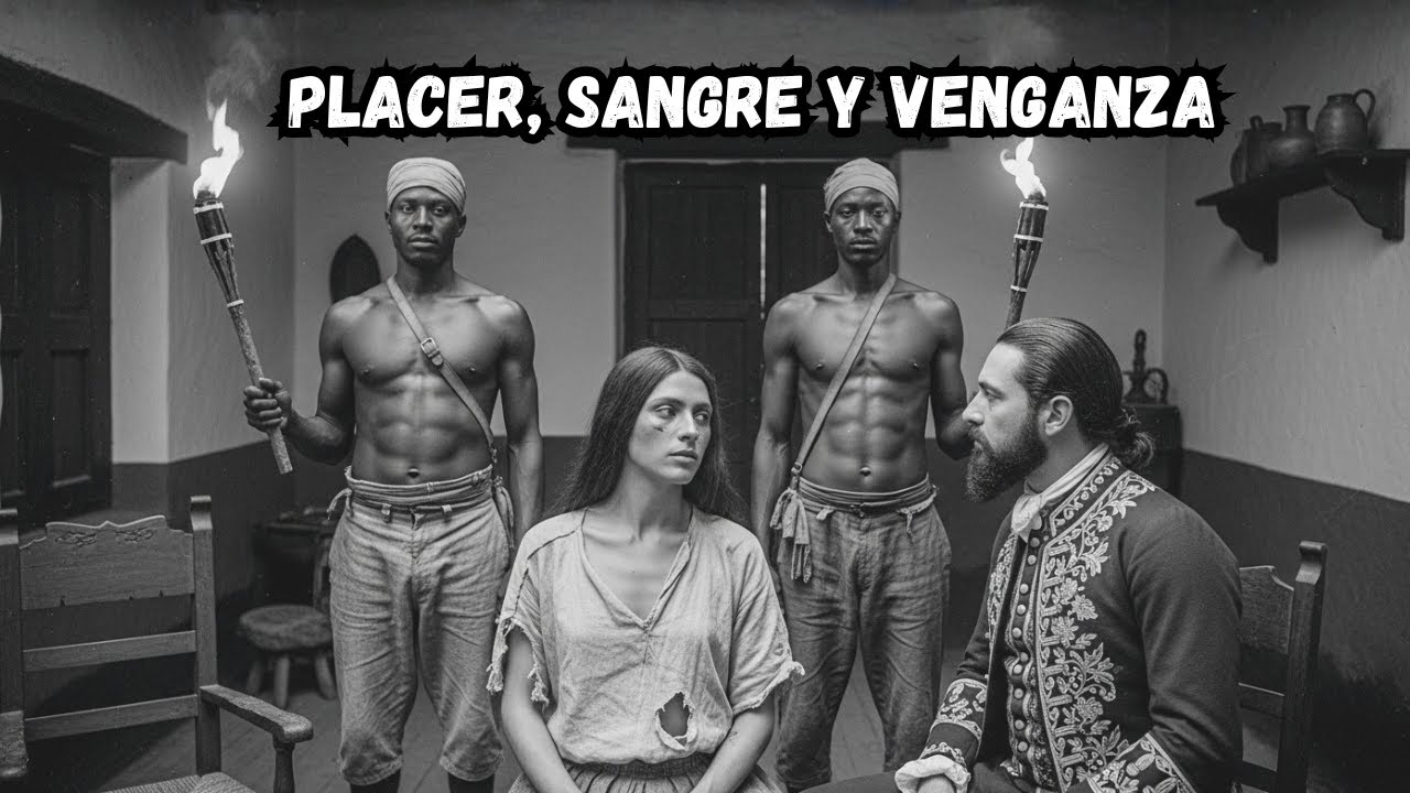 EL HERMAFRODITA y el Placer Prohibido con el Hacendado y 2 Esclavos:El Pacto Mortal de la Plantación