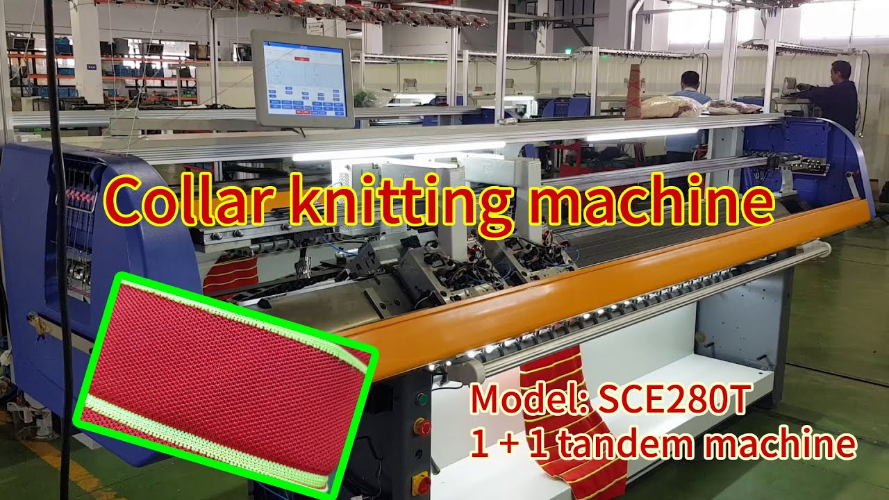 longxing SCE-280T collar knitting machine from China
