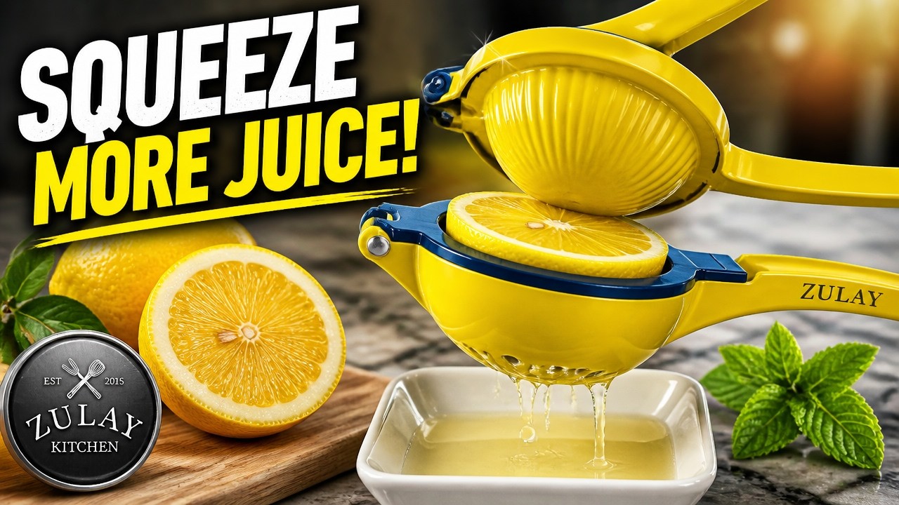 DEMO & REVIEW Of Zulay Kitchen Lemon Squeezer