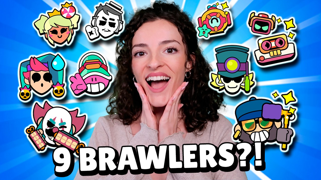 9 BRAWLERS a R20 en BRAWL STARS