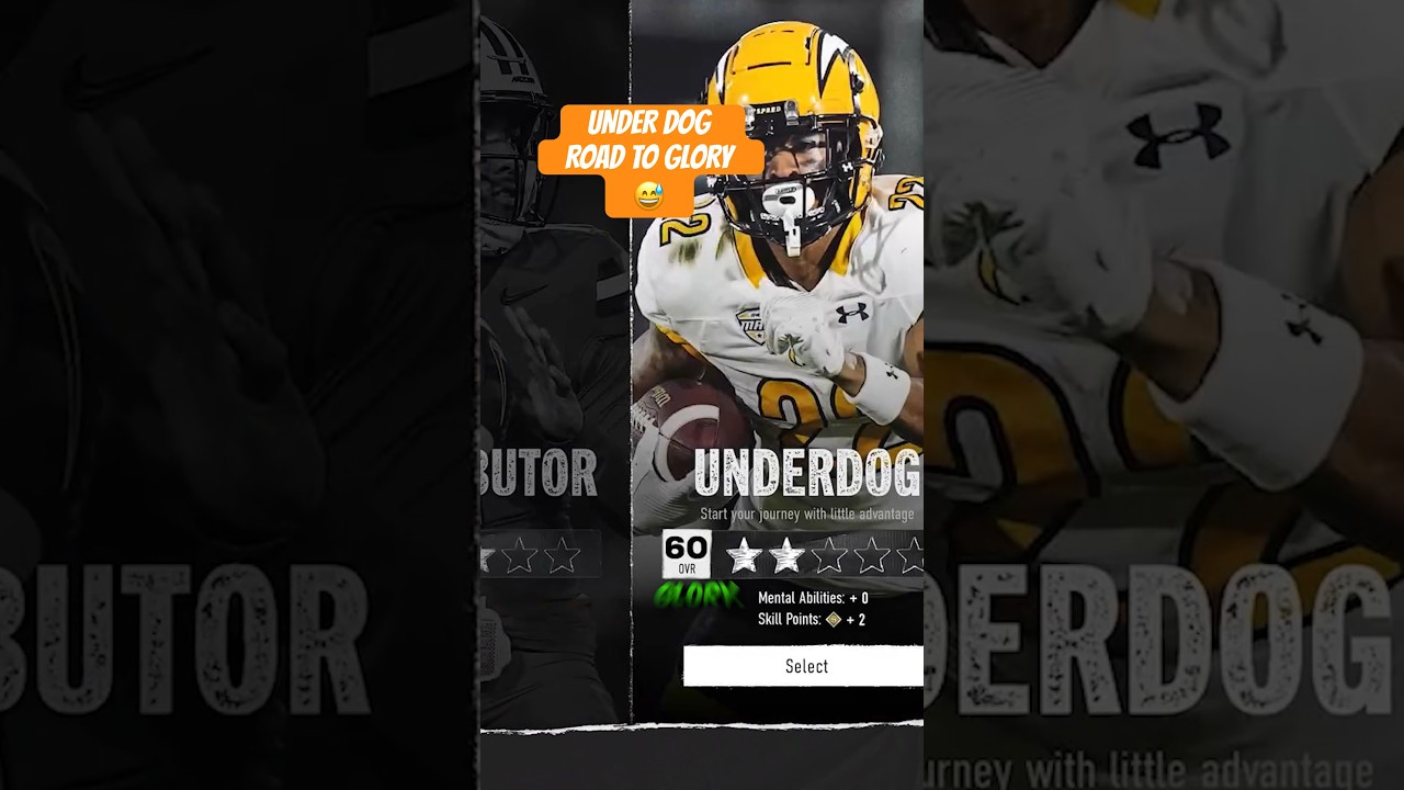 The Underdog Road to Glory is CRAZY!!! #cfb25 #collegefootball25