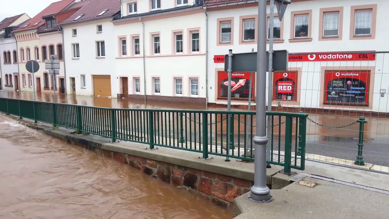 Hochwasser Penig Zwickauer Mulde Juni 2013