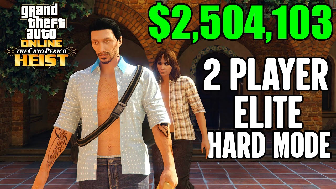 GTA Online Cayo Perico Heist - DUO Hard Mode Elite $2,504,103